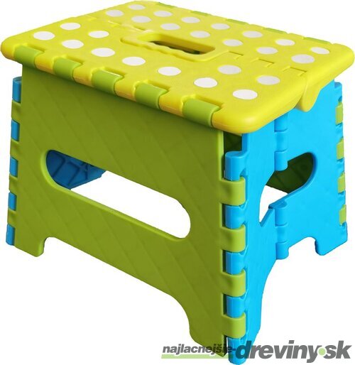 Stolička Strend Pro, záhradná, rozkladacia, plast, 23x19x18 cm