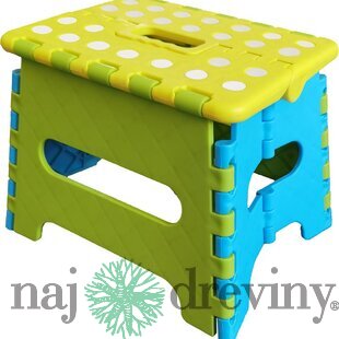 Stolička Strend Pro, záhradná, rozkladacia, plast, 23x19x18 cm