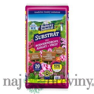 Substrát FORESTINA HOŠTICKÝ rododendrony,azalky,vresy 20l