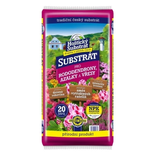 Substrát FORESTINA HOŠTICKÝ rododendrony,azalky,vresy 20l
