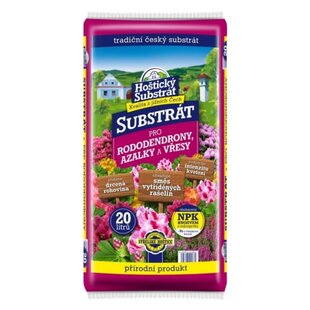 Substrát FORESTINA HOŠTICKÝ rododendrony,azalky,vresy 20l