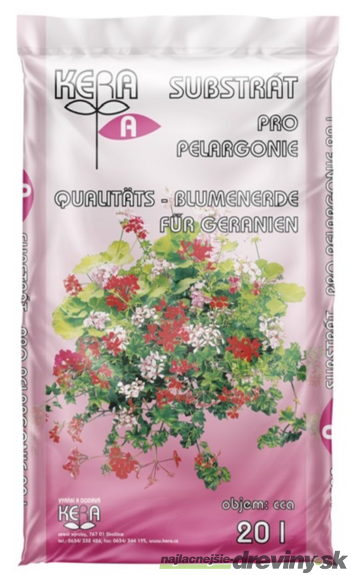 Substrát pre pelargónie 20 l