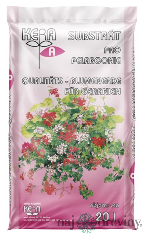 Substrát pre pelargónie 20 l