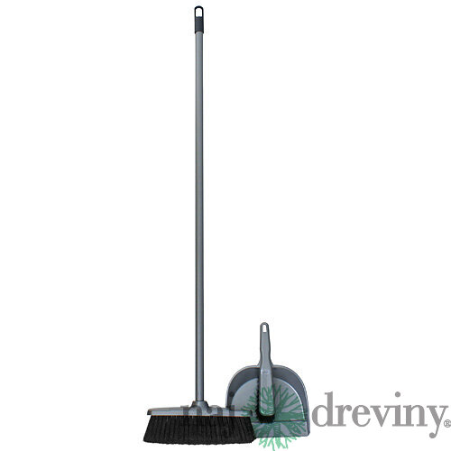 Súprava upratovacia Ekonex 79311, metla s lopatkou, s násadou 106 cm