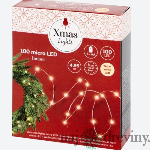 Svetelná reťaz (100 micro LED, 5m)