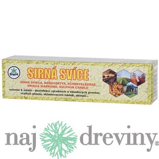 Sviečka BIOM, sírna svieca na ničenie hmyzu a dezinfekciu, 700g