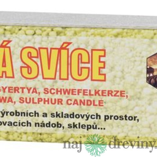 Sviečka BIOM, sírna svieca na ničenie hmyzu a dezinfekciu, 700g