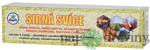 Sviečka BIOM, sírna svieca na ničenie hmyzu a dezinfekciu, 700g