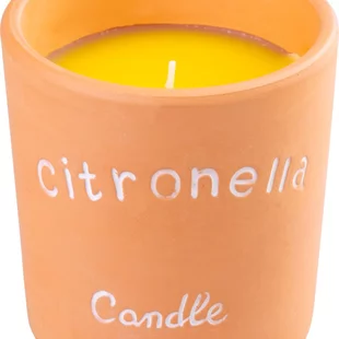 Sviečka Citronella, repelentná, terakota, 185 g, 100x100 mm