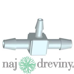 T-kus redukovaný na hadicu 10 x 8 x 10 mm