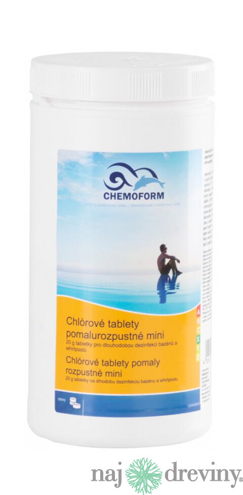 Tablety Chemoform 3601, 20 g, chlórové, pomalorozpustné, bal. 1 kg