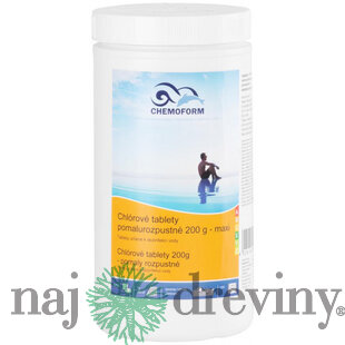 Tablety Chemoform 5601, 200 g, chlórové, pomalorozpustné, bal. 1 kg