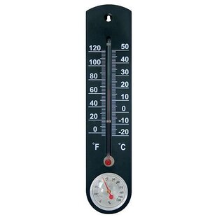 Teplomer Strend Pro TMS-055 BlackBar, 250x55x12 mm, plast s vlhkomerom