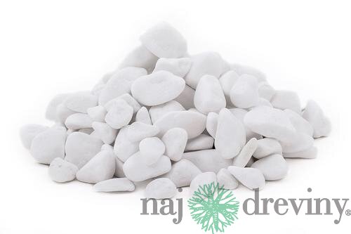 Thassos biely mramor dekoračný okruhliak 20 - 40 mm, 1kg