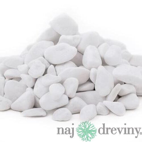 Thassos biely mramor dekoračný okruhliak 20 - 40 mm, 1kg