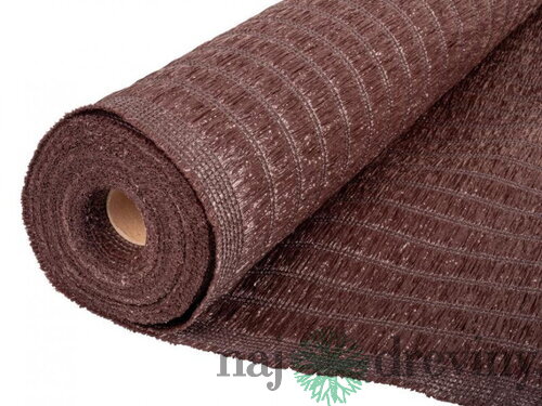 Tkanina tieniaca BrownDecor W101, 1,5x10 m, UV, 230 g/m2, 95% hnedá