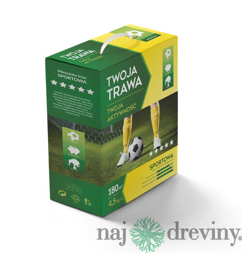 Trávna zmes Tvoja Tráva Sport 4,5 kg