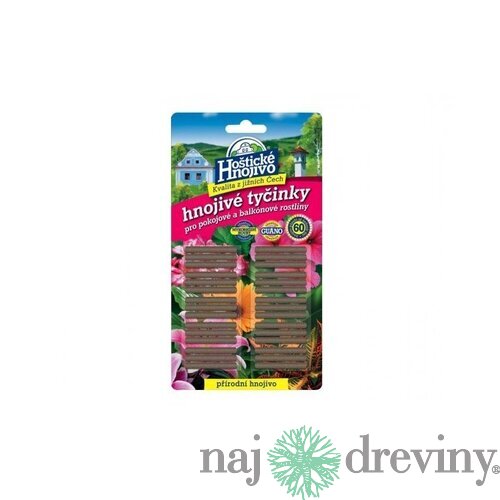 Tyčinkové hnojivo - izbové a balkónové 30ks Hoštice