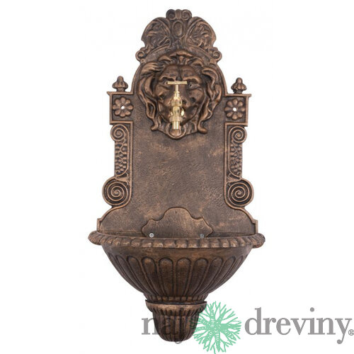 Umývadlo Gardens WB-006C, záhradné, medený vzhľad, 410x210x765 mm