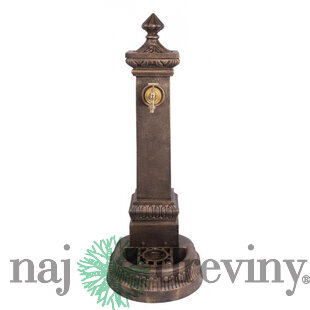 Umývadlo Gardens WF-002C, záhradné, medený vzhľad, 485x420x1140 mm