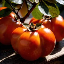 UŽ BOHATO RODIACE! Hurmikaki TIPO 120/160 cm, obvod 6/8 cm, v črepníku Diospyros kaki TIPO