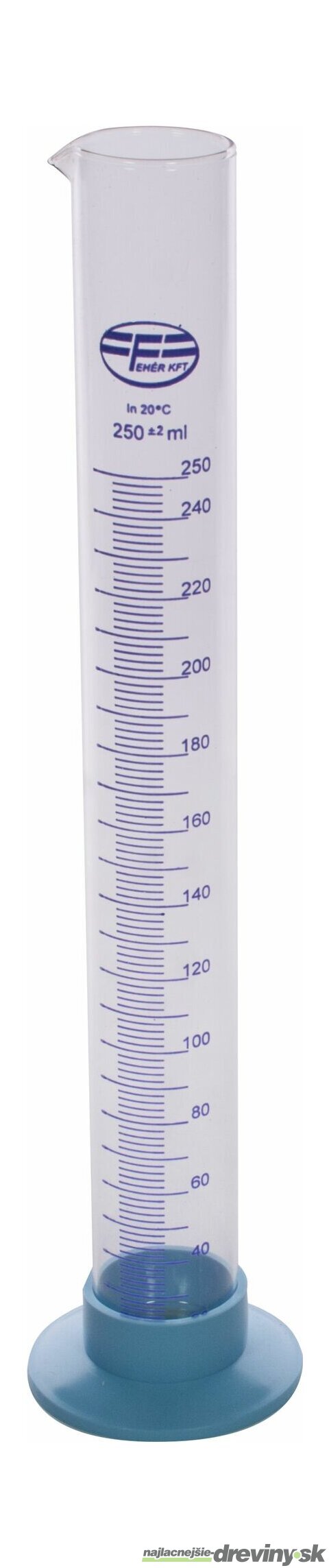 Valec WHT 250 ml, odmerný, sklenený