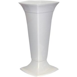 Váza 16x37cm biela zapichovacia plastová Prosperplast