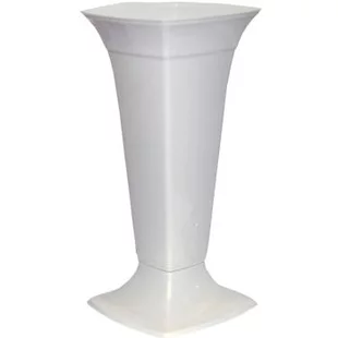 Váza 16x37cm biela zapichovacia plastová Prosperplast