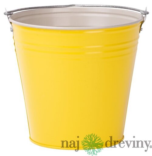 Vedro Aix Caldari 7 lit, Zn, žlté, kovové, pozinkované