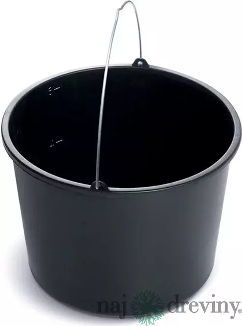 Vedro IWIR05 stavebné čierne 5l