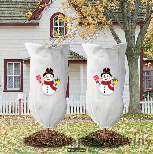 Veľký zimný ochranný kryt/návlek na rastliny s motívom 1 ks/mix