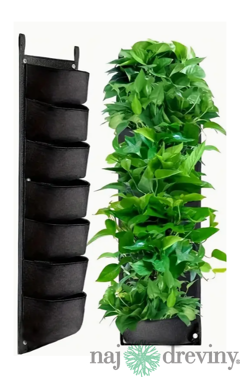 Vertikálna záhrada so 7 vreckami