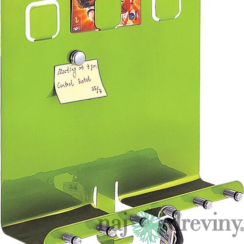 Vešiak Easyhome MB-008, na kľúče, zelený