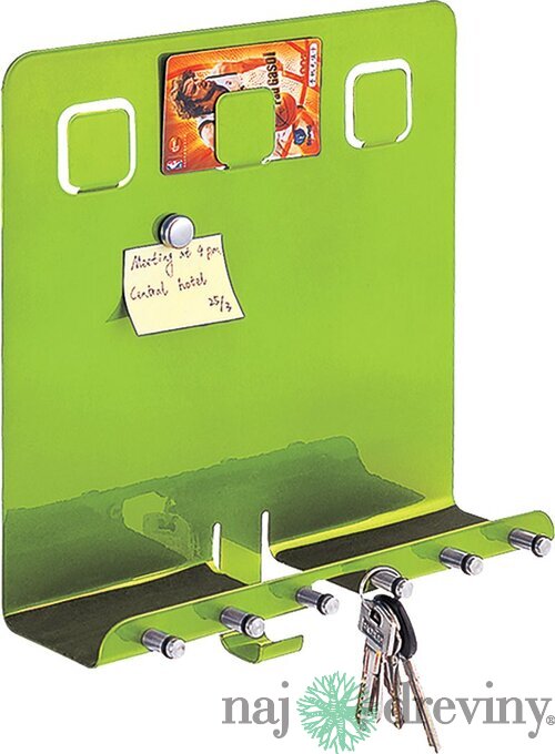 Vešiak Easyhome MB-008, na kľúče, zelený