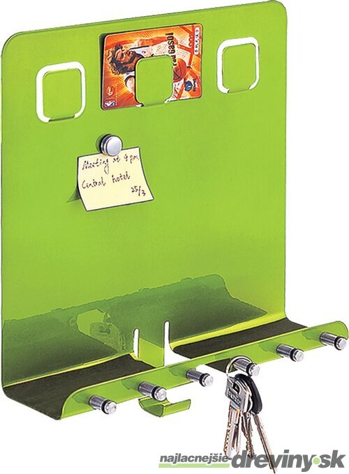 Vešiak Easyhome MB-008, na kľúče, zelený