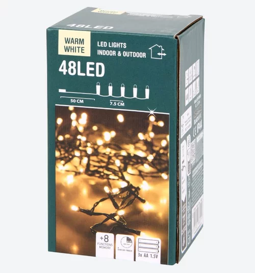 Vianočné osvetlenie (48 LED, 3,5m)