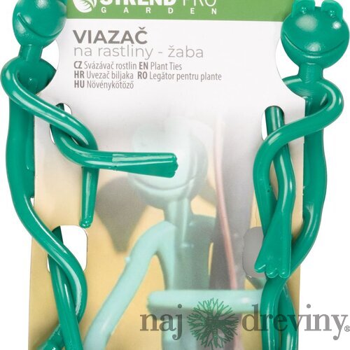 Viazač Strend Pro, na rastliny, žaba, 13,5 cm. plast, bal. 2 ks