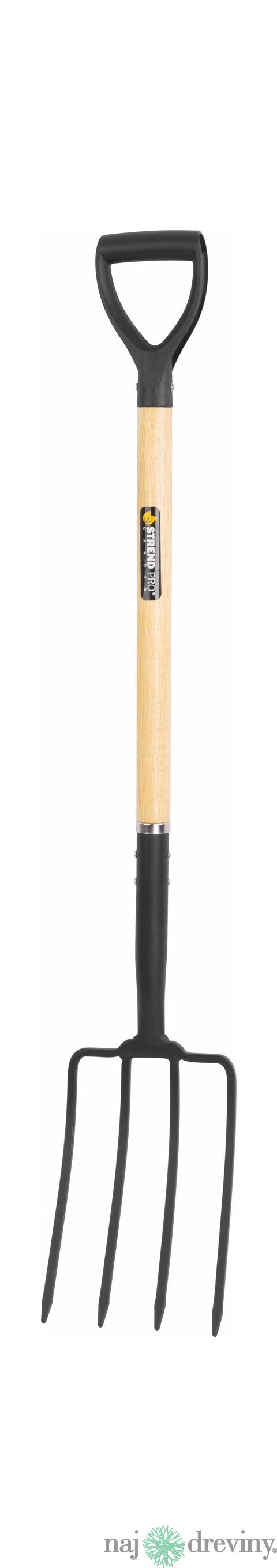 Vidly F5125, 4-hroté, s násadou D, Wood:Hand