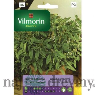 Vilmorin Bazalka citrónová 0.5 g