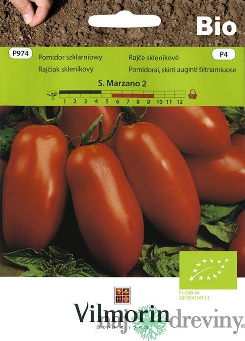Vilmorin BIO rajčiak San Marzano 0.5g