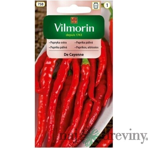 Vilmorin CLASSIC Paprika pálivá DE CAYENNE - skorá 0,5 g