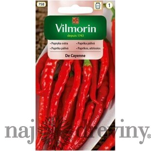 Vilmorin CLASSIC Paprika pálivá DE CAYENNE - skorá 0,5 g