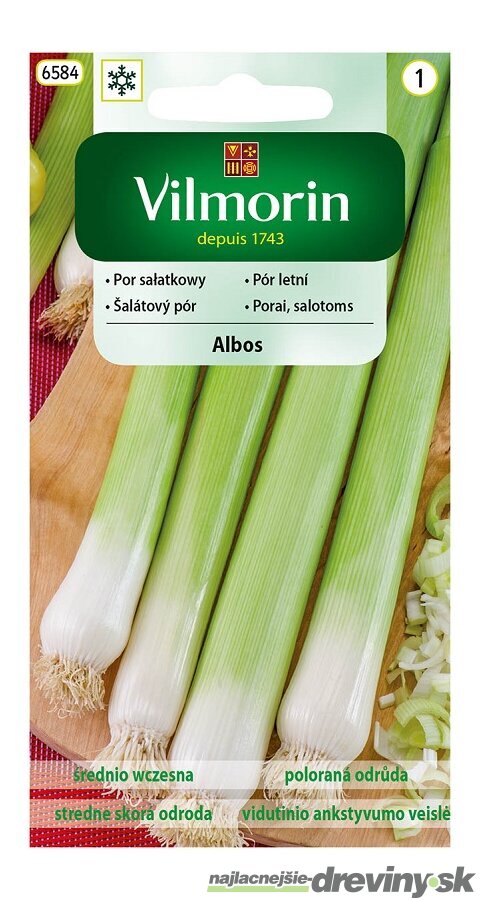 Vilmorin CLASSIC Pór letný ALBOS - stredne skorý 0,5 g