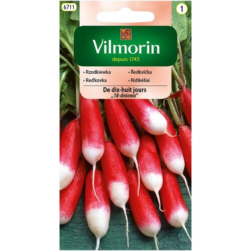 Vilmorin CLASSIC Reďkovka DE DIX-HUIT JOURS “18-dňová“ - skorá 10 g