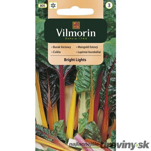 Vilmorin cvikla listová Bright Lights 1 g