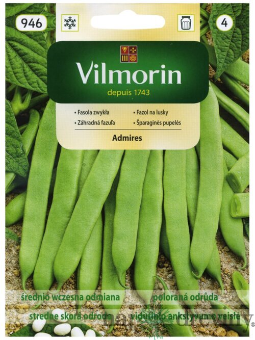 Vilmorin Fazuľka Admires stredne skorá 30 g