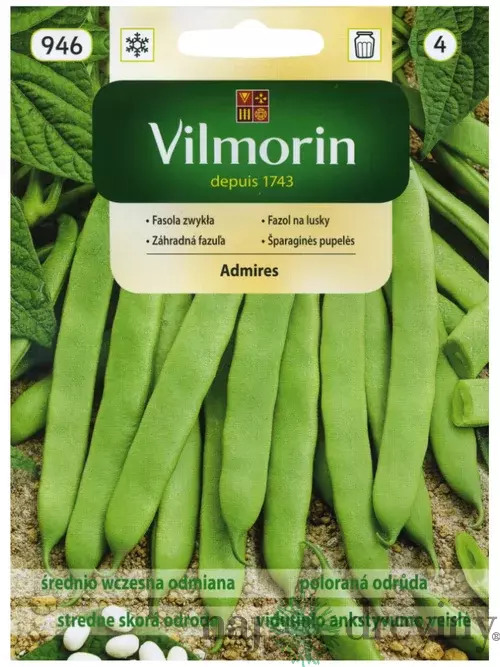 Vilmorin Fazuľka Admires stredne skorá 30 g