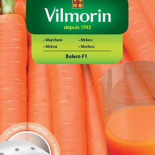 Vilmorin Mrkva na výsevnom pásiku Bolero 7 m