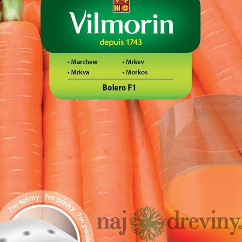 Vilmorin Mrkva na výsevnom pásiku Bolero 7 m
