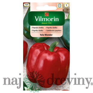 Vilmorin Paprika sladká ‘Yolo Wonder‘ 0,5g